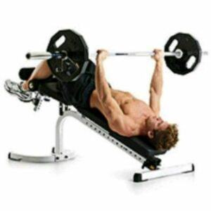 image of man doing Decline Barbell Chest Press