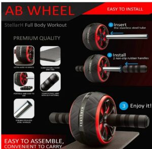 STELLARH Ab Roller Wheel KIT -What Cheap Simplest Equipment Recommend For An Overall Abdominal Workout At Home?