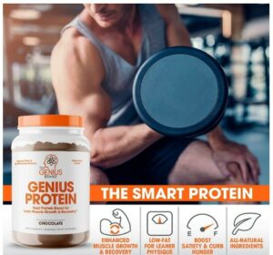 The Genius Protein Powder -Which Whey Protein Doesn't Cause Bloating Or Gassy For Men To Gain Lean Muscle?