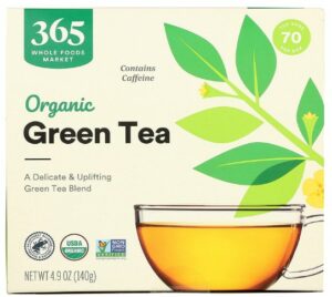365 by Whole Foods Market, Tea Green Organic, 70 Count  -What Green Tea is the Best For Weight Loss & Belly Fat?