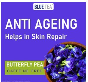 BLUE TEA - Pure Chamomile Flower Tea - 30 Pyramid Tea Bags - Premium Tin Box _ Herbal tea to sleep and calm down better - Plastic free - Non GMO - Gluten free (3) -What Is The Best Natural Blue Tea To Take For Weight Loss & Blood Pressure?