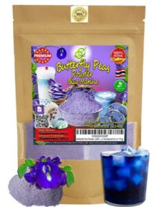Blue Matcha, Butterfly Pea Powder _ OkO-OkO - Premium Flowers 100% Butterfly Pea Additive Free - Clitoria Ternatea from Thailand - Herbal tea - Natural food coloring (114g or -What Is The Best Natural Blue Tea To Take For Weight Loss & Blood Pressure?