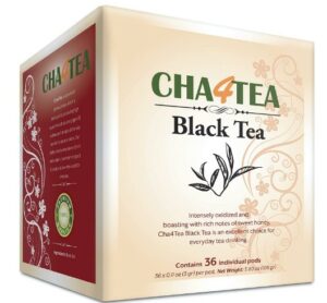 Cha4TEA 36-Count Black Tea Pods for Keurig K-Cup Brewers -What Is The Best Black Tea To Drink For Weight Loss?