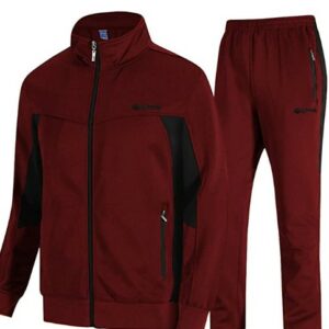 TBMPOY Men's Tracksuit Athletic Sports Casual Full Zip Sweatsuit -What Is The Best Stylish Workout Tracksuit For Men On Amazon?