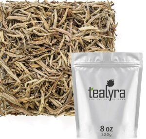 Tealyra - Luxury Jasmine Silver Needle White Losse Tea - Organically Grown in Fujian China, 220g (8-ounce) -What Is The Best White Tea To Drink For Weight Loss?