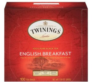 Twinings of London English Breakfast Black Tea Bags, 100 Count -What Is The Best Black Tea To Drink For Weight Loss?