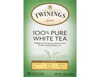 Twinings of London Fujian Chinese Pure White Tea, 20-Count Tea Bags (Pack of 6) -What Is The Best White Tea To Drink For Weight Loss?