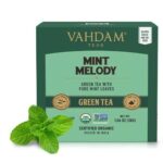 VAHDAM, Mint Green Tea, (30 Tea Bags) | GARDEN FRESH Mint Green Tea Bags | LONG LEAF GREEN TEA Leaves | 100% NATURAL Spearmint & Peppermint Leaves