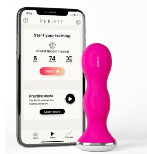 Perifit - Kegel Exerciser with App _ Pelvic Floor Trainer _ Strengthen Your Pelvic Floor, Improve Bladder Control, Stronger Pelvic Support and Faster Postnatal Recovery _ Pink - What Is The Best Kegel Exercise Balls For Women's Pelvic Floor On Amazon?