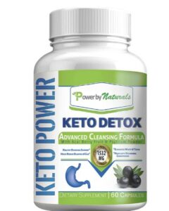 What Is The Best Weight Loss Keto Supplement Pill For Women -Power by Naturals Keto Detox Advanced Colon Cleanser, Weight Loss Supplement for Women and Men, 60 Keto Pills