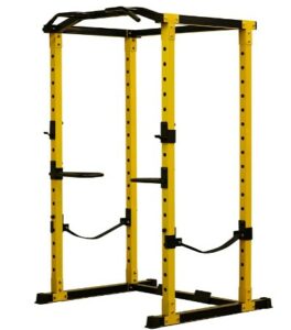 The Best 5 Weight Rack Cage For Home Gym HulkFit 1000-Pound Capacity Multi-Function Adjustable Power Cage with J-Hooks and Dip Bars