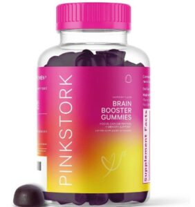 What's the best brain booster for women?- Pink Stork Brain Booster Gummies_ Nootropic Brain Supplement, Lions Mane for Memory, Clarity, Focus, Prenatal Vitamin for Mommy Brain, Shiitake, Stress Relief, Women-Owned, 60 Raspberry Gummies