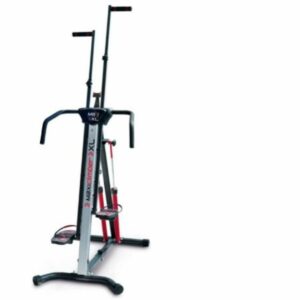   MaxiClimber XL-2000 Hydraulic Resistance Vertical Climber. Combines Muscle Toning + Aerobic Exercise for Maximum Calorie Burn. 12 Resistance Levels, Lightweight Aluminum Mainframe, Free Fitness App.