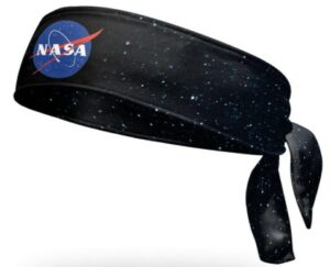 Suddora NASA Tie Headband - Ninja Style Headband for Workout, Sports, and NASA Event Accessories ightweight & Breathable - Stay cool during the most intense physical activities. ➤ Suddora Quality - Each headband is printed, cut, and sewed by the finest craftsmen and craftswomen.