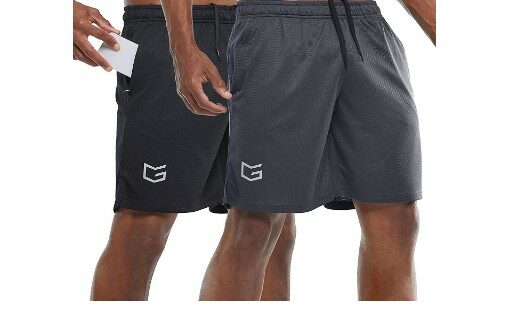 Top 2 Quality Workout Shorts Loose fit for men 